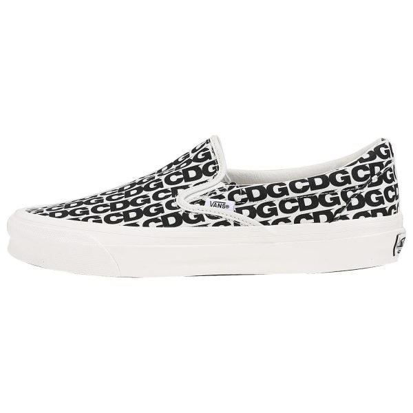 Vans Vault Slip-On LX Comme des Garcons White Black