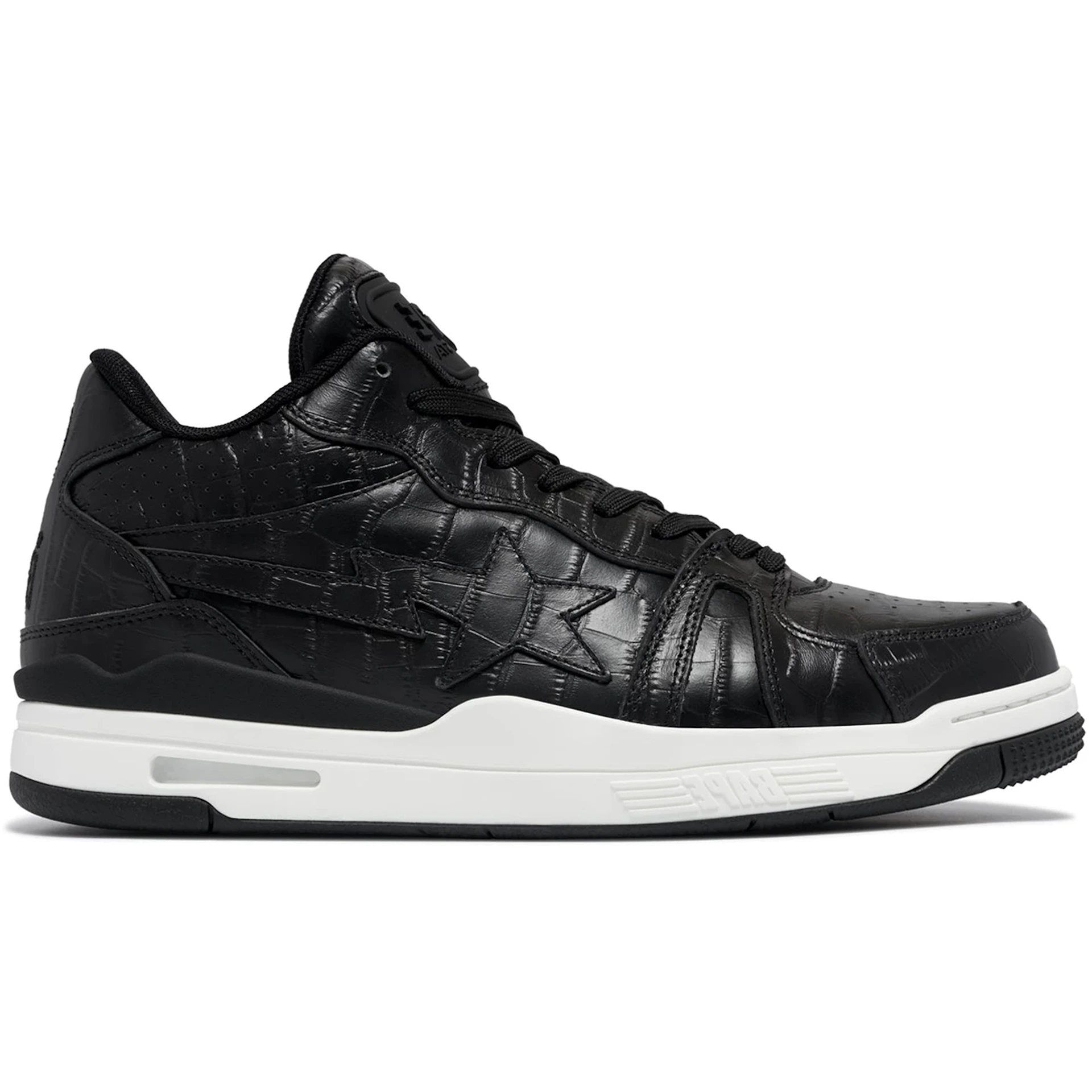 A Bathing Ape Clutch Sta 2 Black Croc 1 2