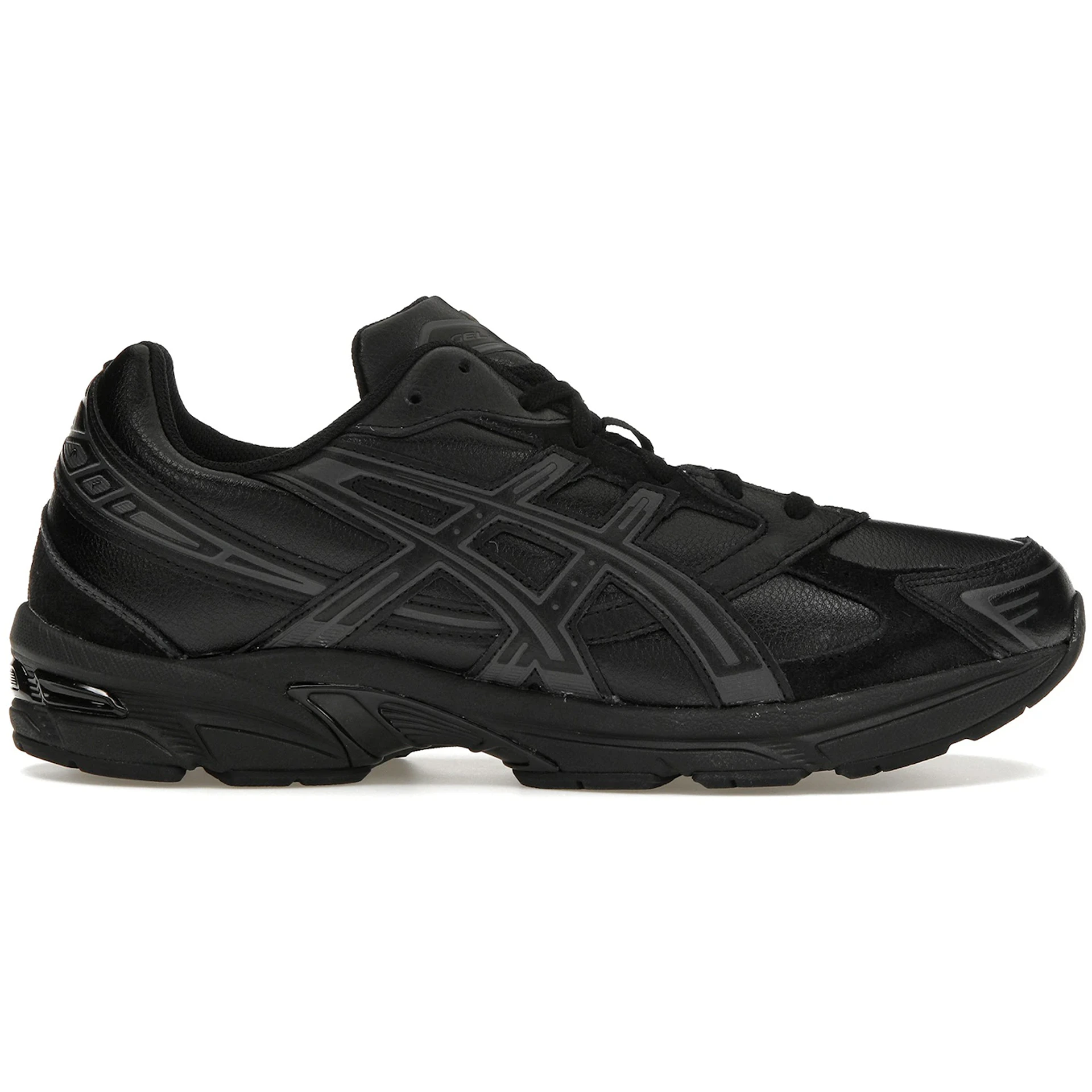 ASICS Gel-1130 Leather Black Dark Grey 1 ASICS Gel-1130 Leather Black Dark Grey