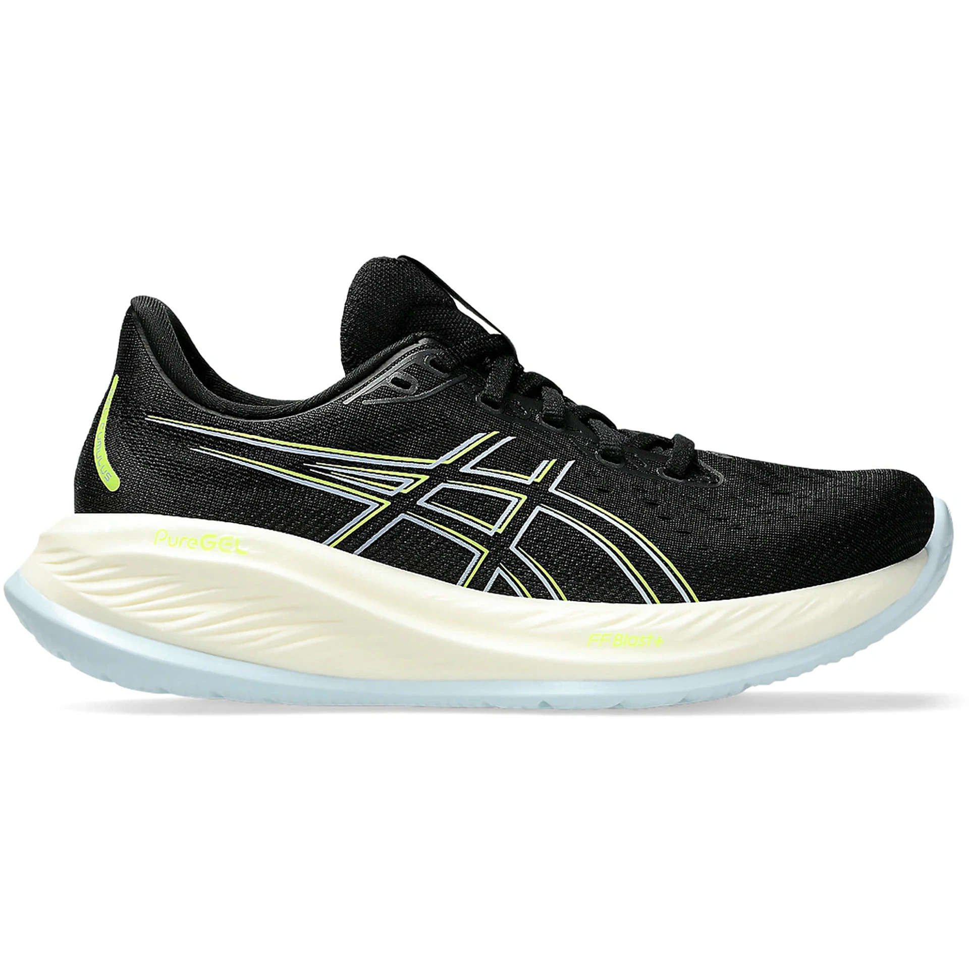 ASICS Gel Cumulus 26 Black Safety Yellow Womens 2