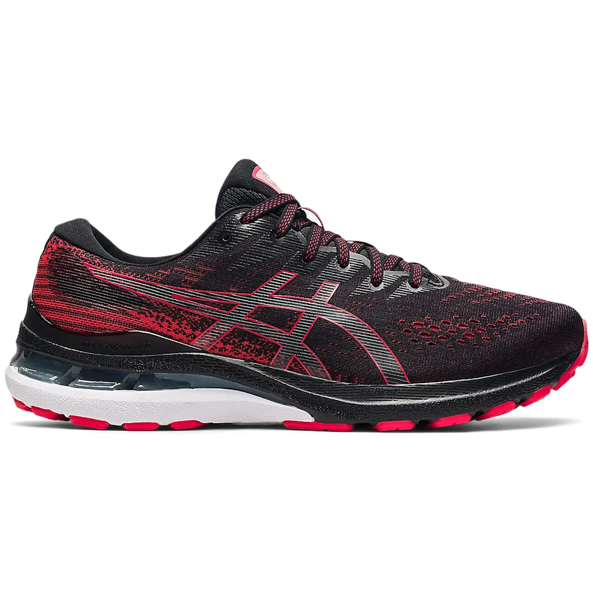 ASICS Gel-Kayano 28 Black Electric Red 2 ASICS Gel-Kayano 28 Black Electric Red