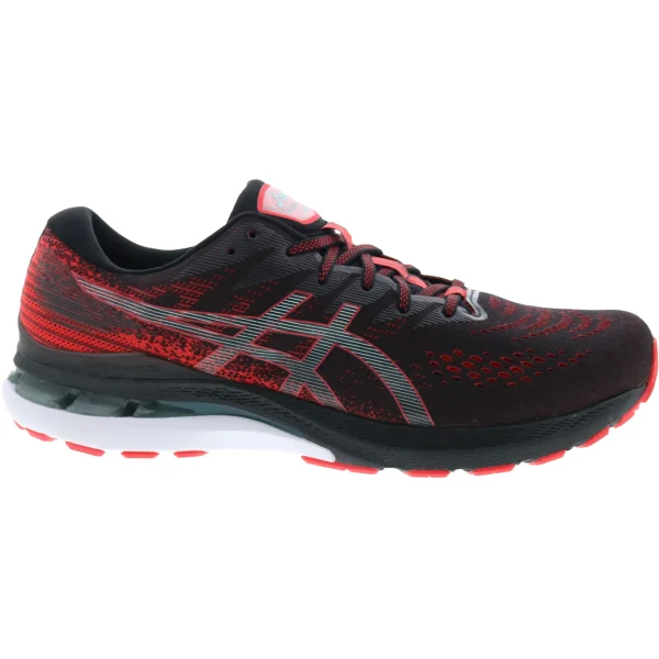 ASICS Gel-Kayano 28 Black Electric Red White