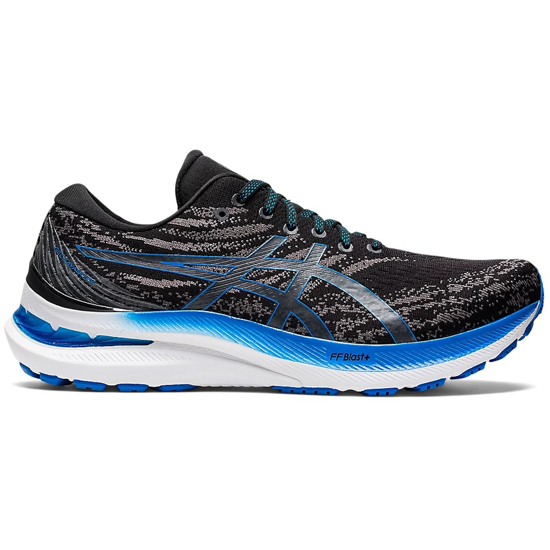ASICS Gel-Kayano 29 Black Electric Blue 1 ASICS Gel-Kayano 29 Black Electric Blue