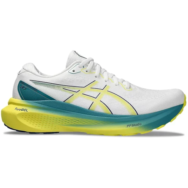 ASICS Gel-Kayano 30 White Bright Yellow