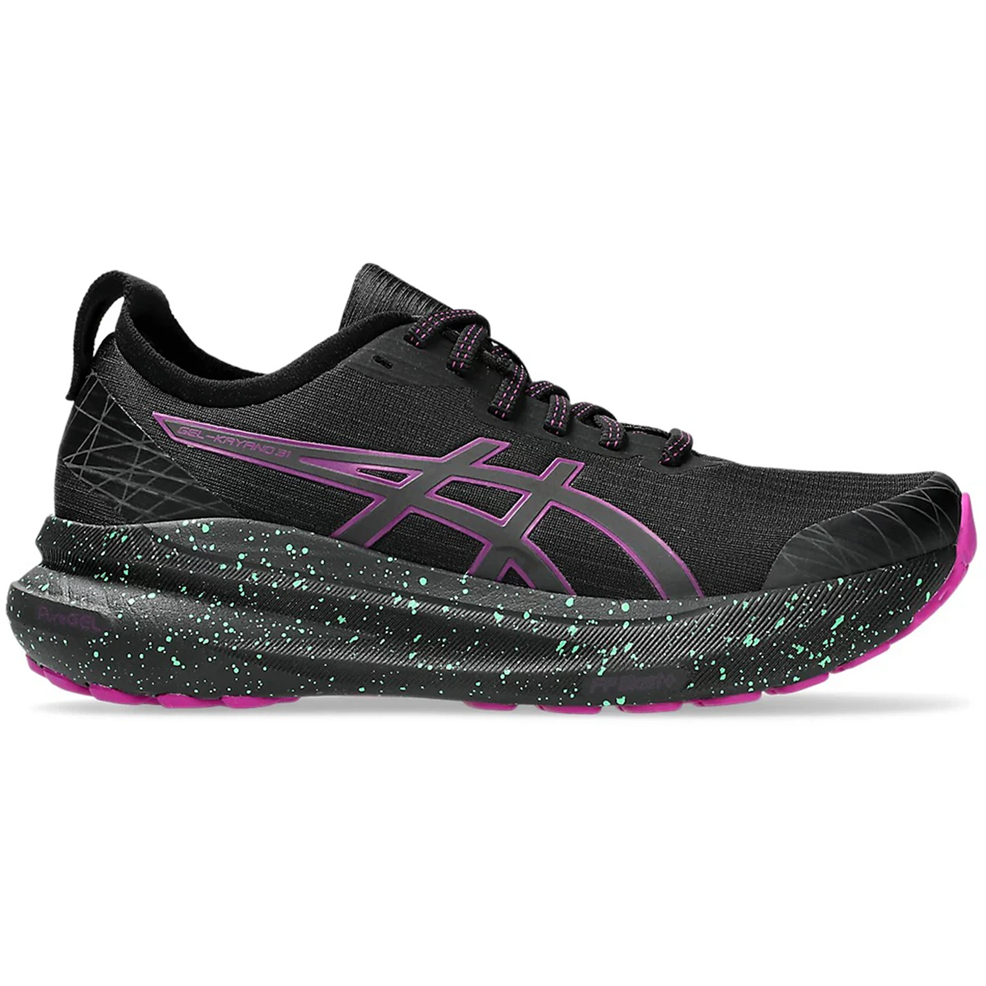 ASICS Gel-Kayano 31 Lite-Show Lite-Show Black Purple Spectrum (Womens) 2 ASICS Gel-Kayano 31 Lite-Show Lite-Show Black Purple Spectrum (Womens)