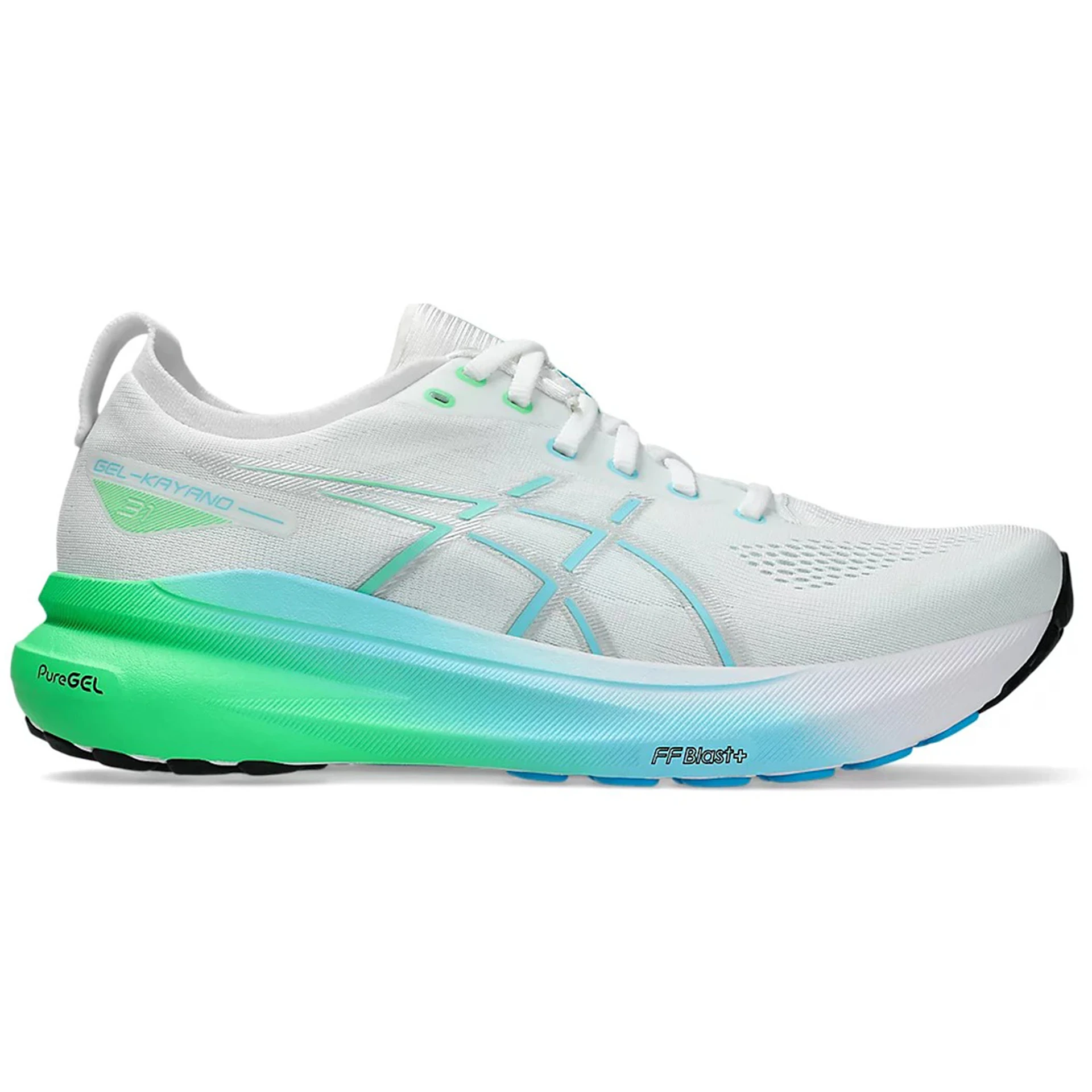 ASICS Gel-Kayano 31 White Bright Cyan 3 ASICS Gel-Kayano 31 White Bright Cyan