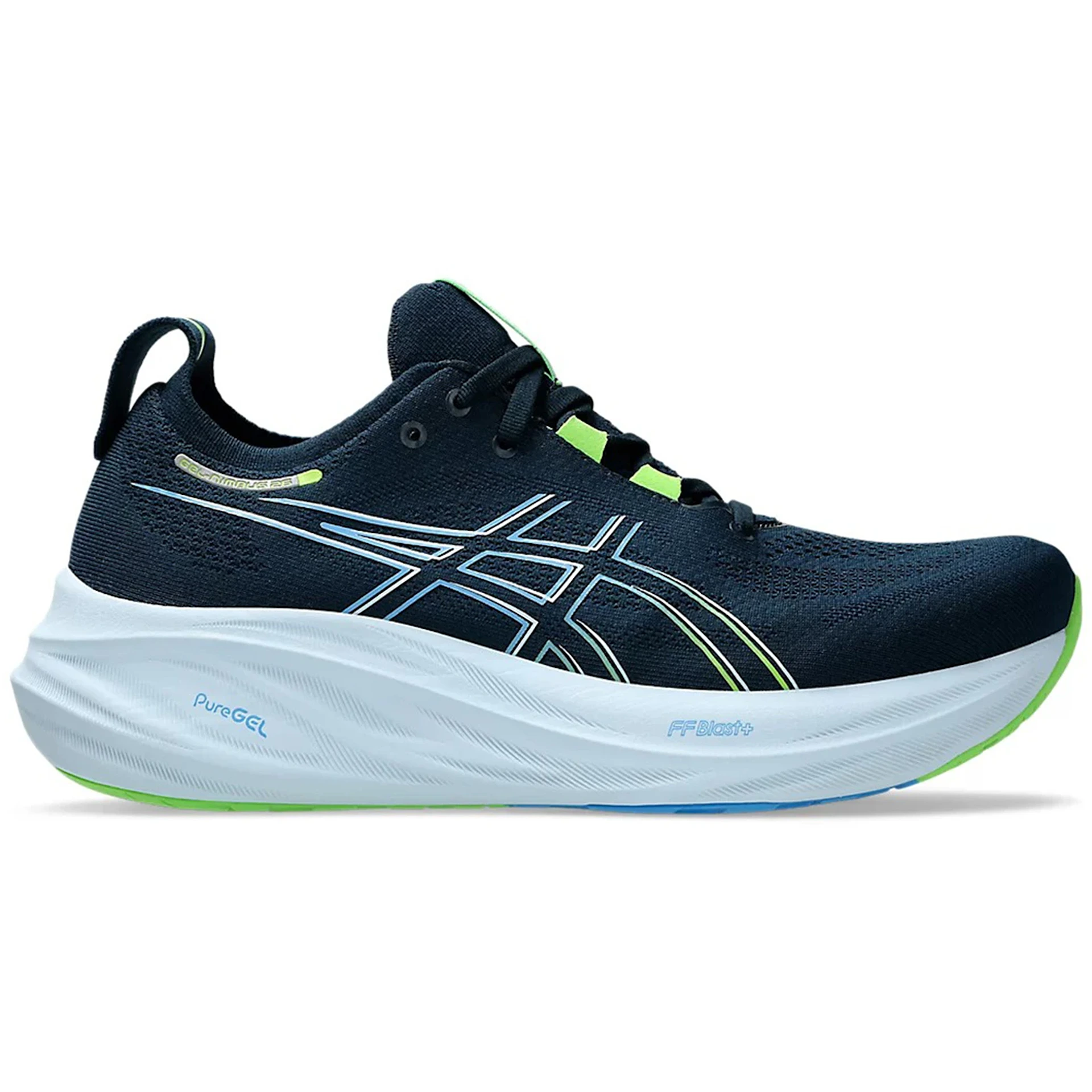 ASICS Gel-Nimbus 26 French Blue Electric Lime 2 ASICS Gel-Nimbus 26 French Blue Electric Lime