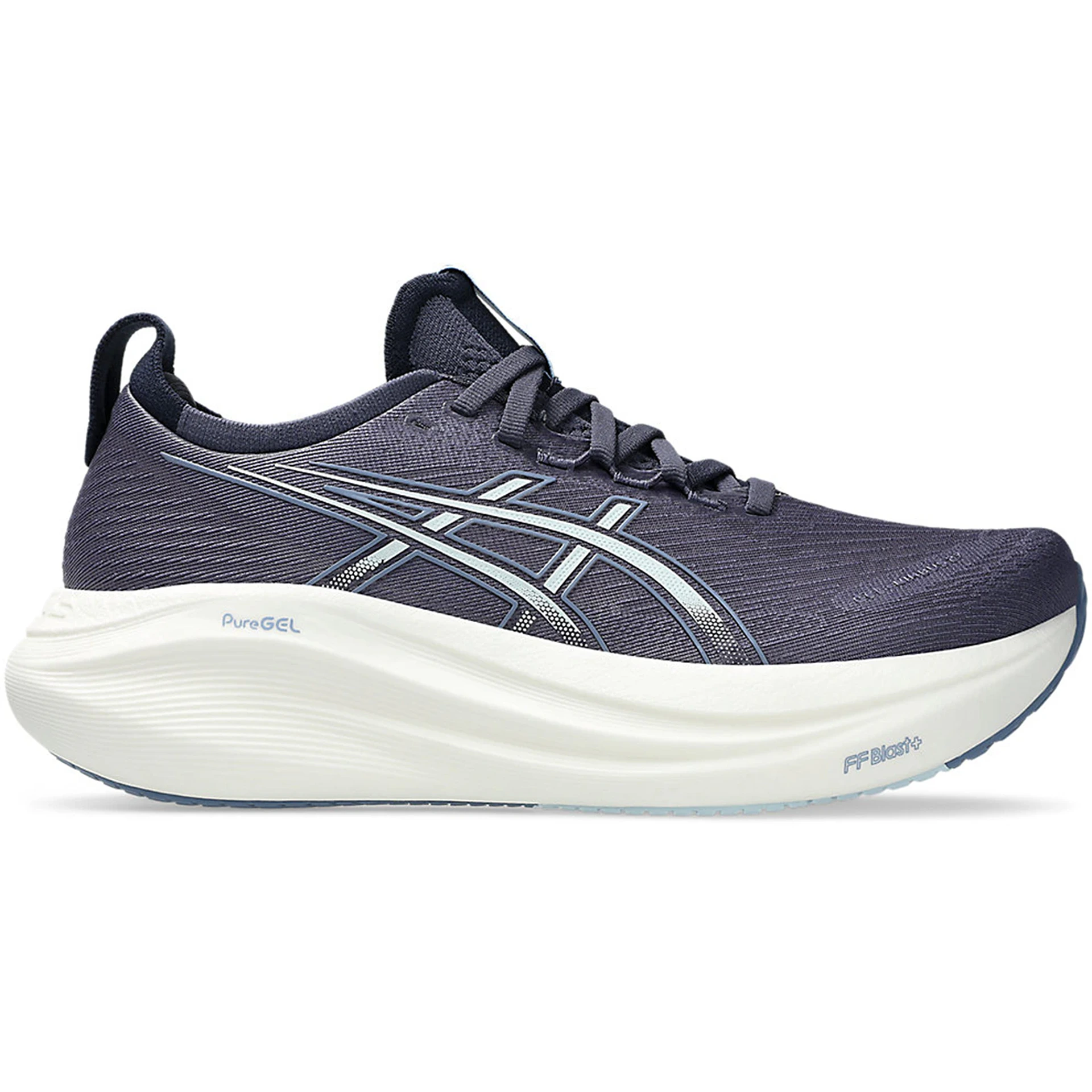 ASICS Gel Nimbus 27 Indigo Fog Cool Grey Womens 3