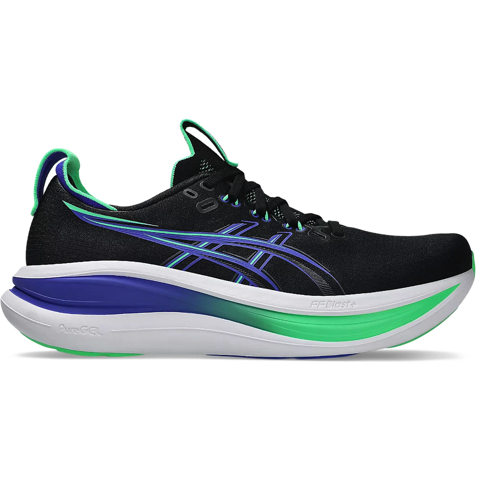 ASICS Gel Nimbus 28 Black Cobalt Burst 1 2