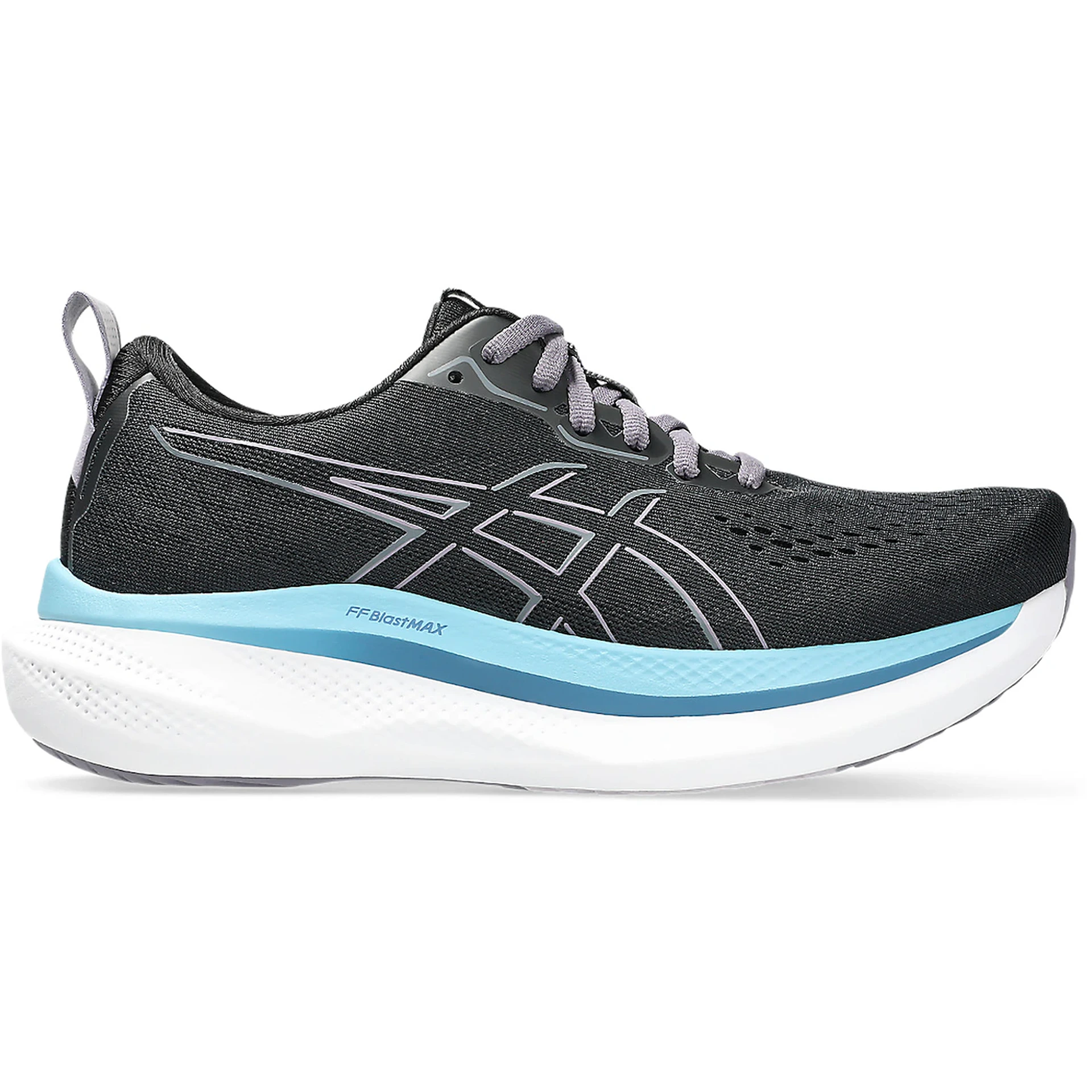ASICS Glideride Max Black Carrier Grey Womens 4