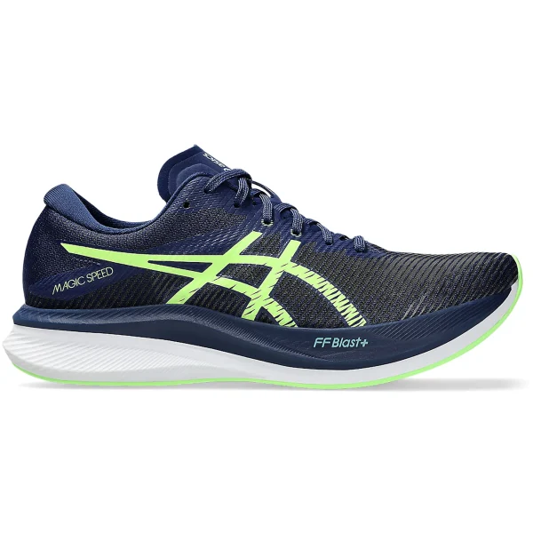 ASICS Magic Speed 3 Blue Expanse Illuminate Green
