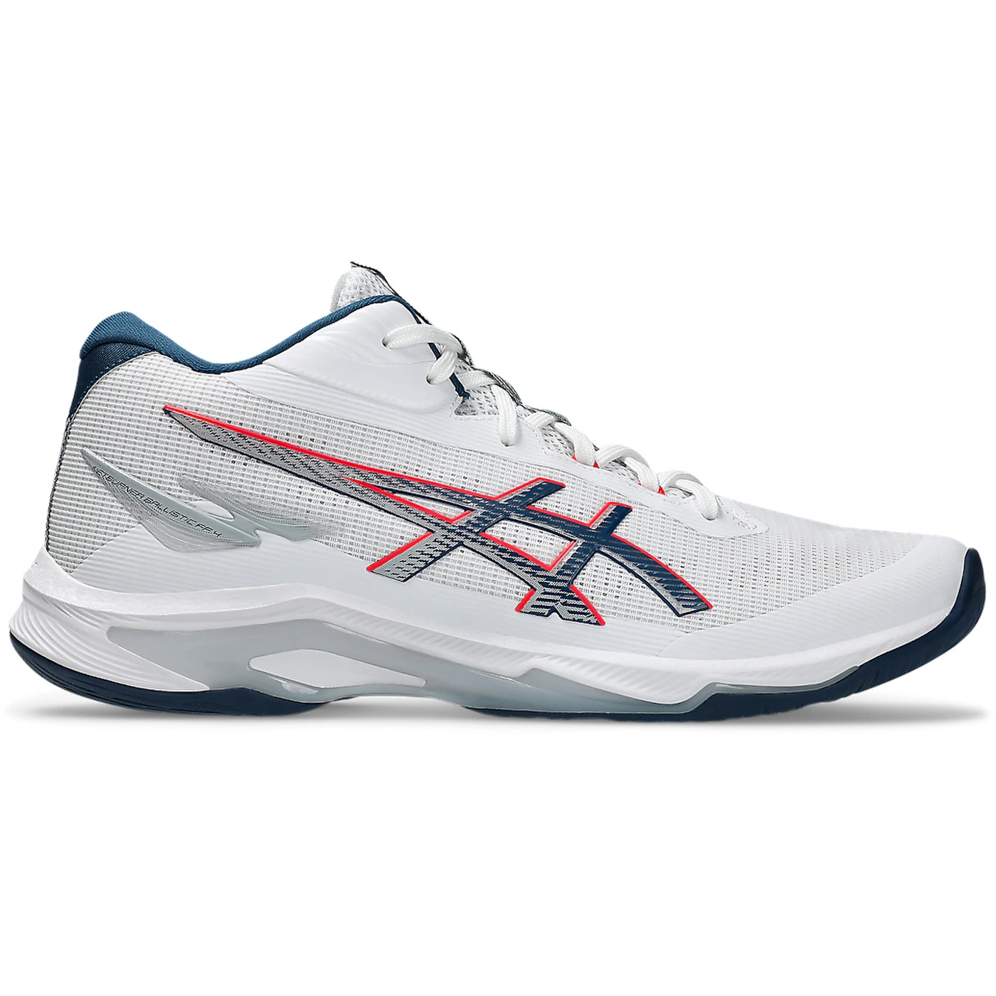 ASICS Netburner Ballistic FF MT 4 White Mako Blue 1 ASICS Netburner Ballistic FF MT 4 White Mako Blue 1 5