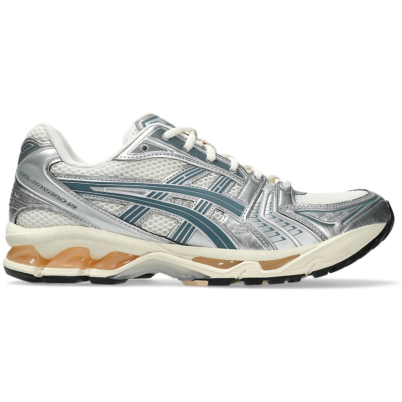 ASICS Gel-Kayano 14 Birch Pure Silver Teal Gold 2 ASICS Gel-Kayano 14 Birch Pure Silver Teal Gold