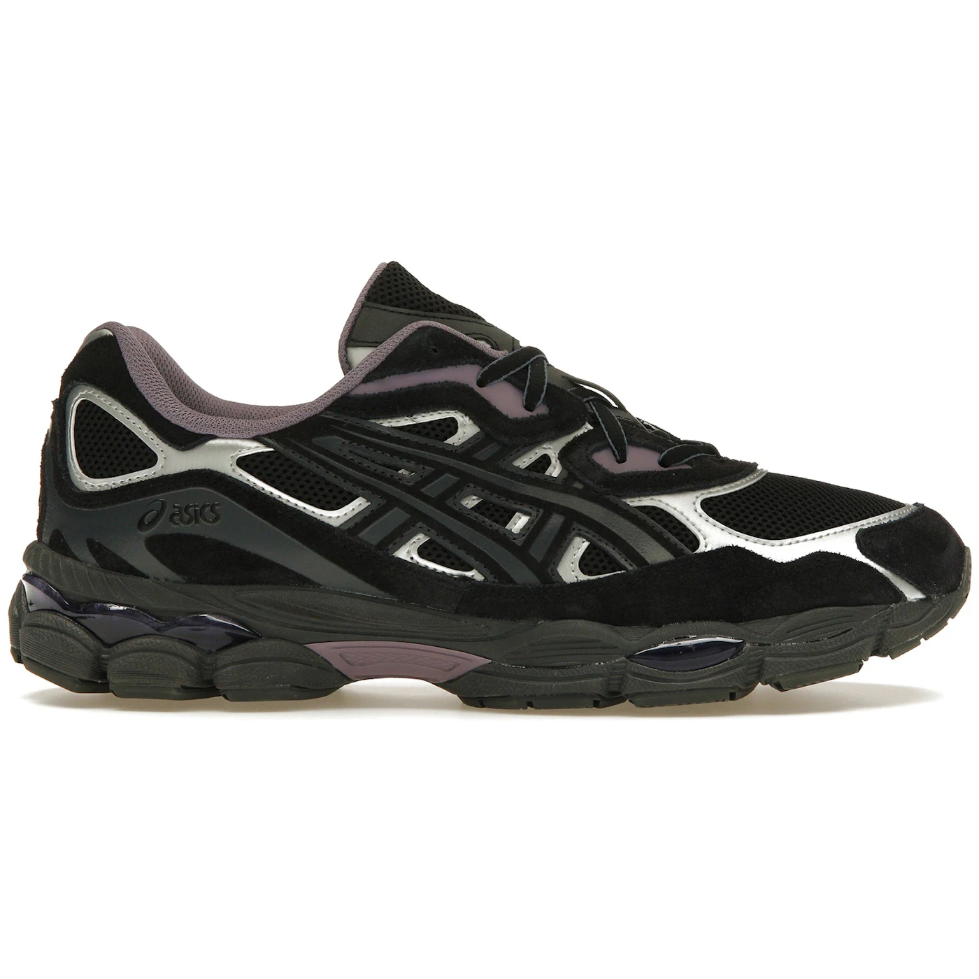 ASICS Gel NYC Black Purple Graphite Grey 1 3