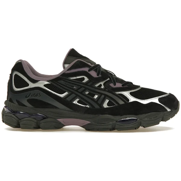 ASICS Gel-NYC Black Purple Graphite Grey