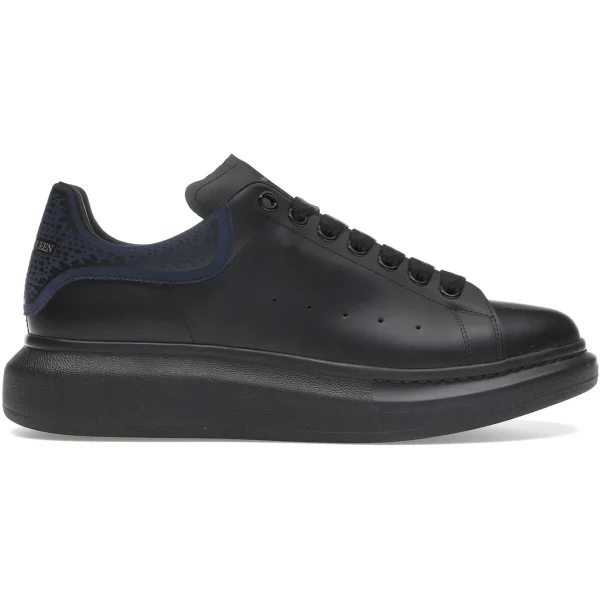 Alexander McQueen Oversized Black Blue Croc