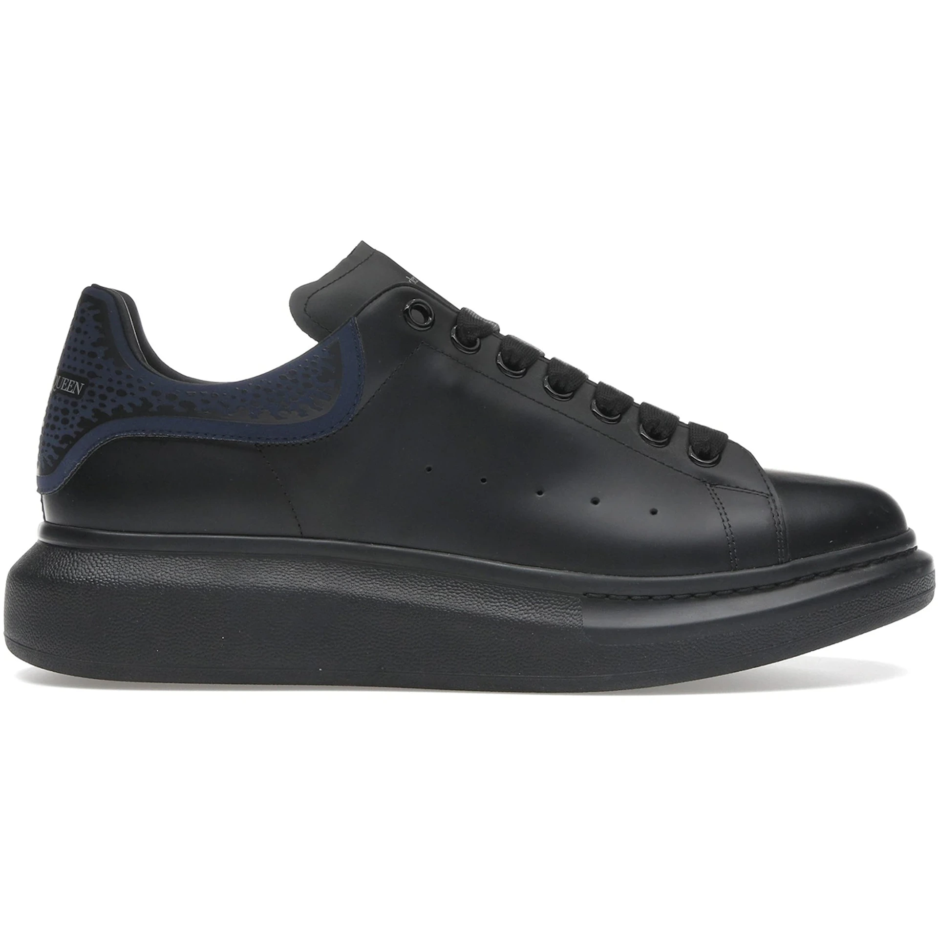 Alexander McQueen Oversized Black Blue Croc 1 1