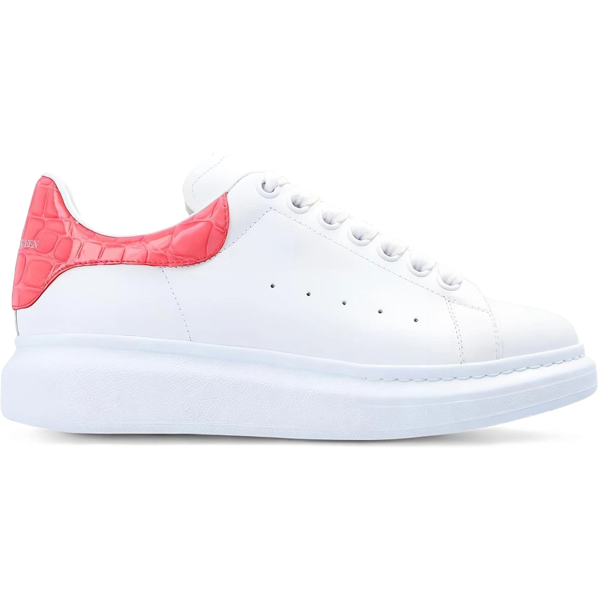 Alexander McQueen Oversized White Coral Croc (Womens) 1 Alexander McQueen Oversized White Coral Croc Womens 1 3