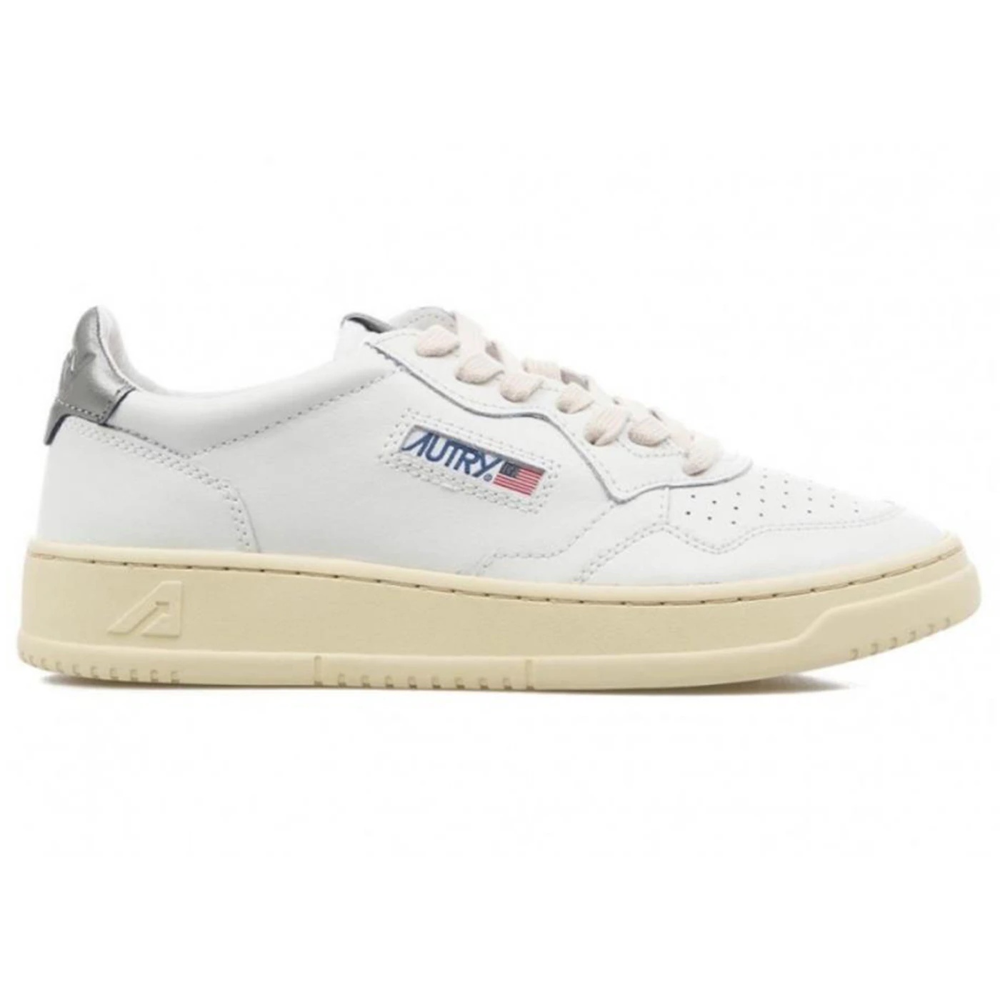 Autry Medalist White Silver (Womens)