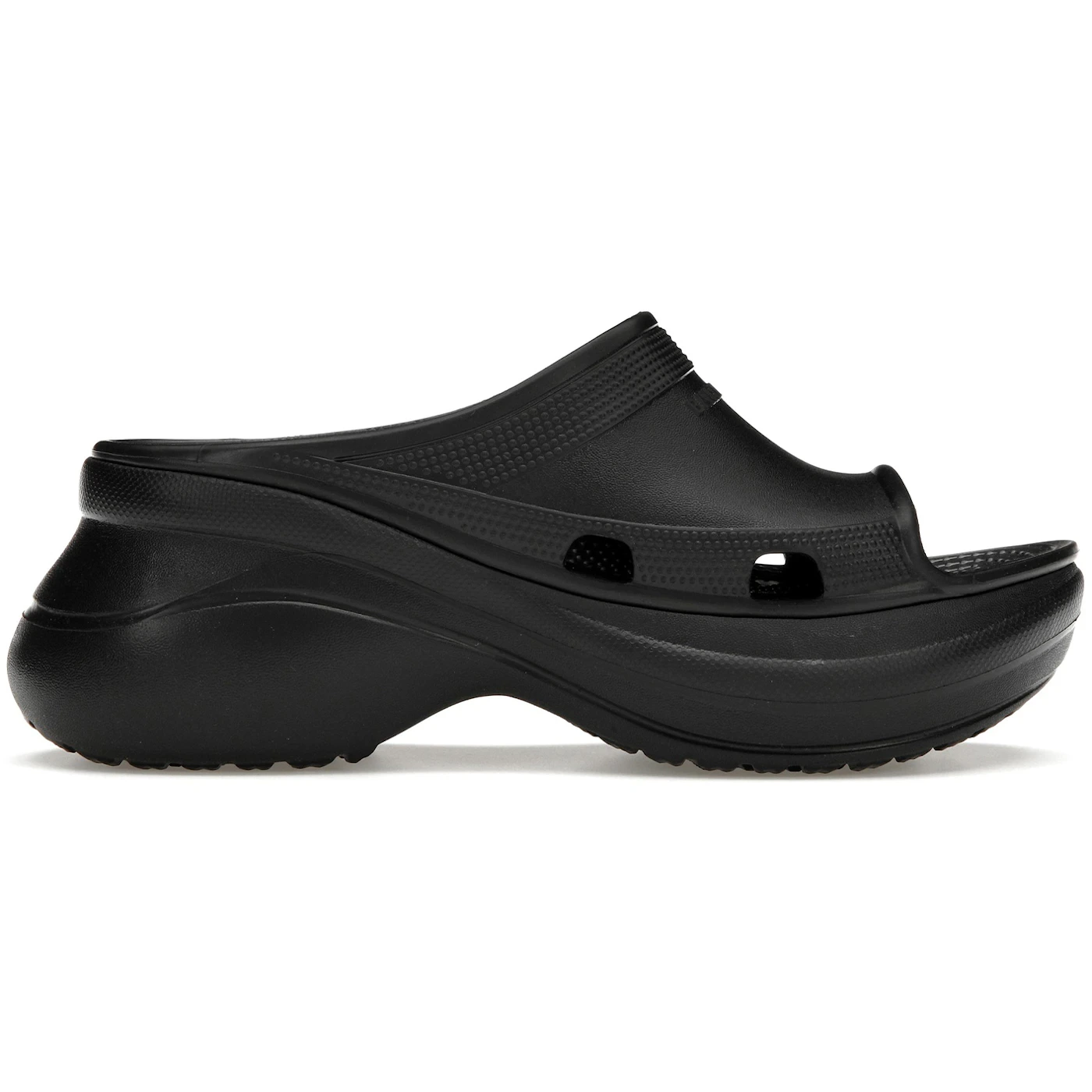 Balenciaga x Crocs Pool Slide Sandals Black (Women's) 3 Balenciaga x Crocs Pool Slide Sandals Black (Women's)
