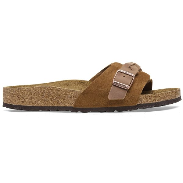 Birkenstock Oita Braided Suede Mink