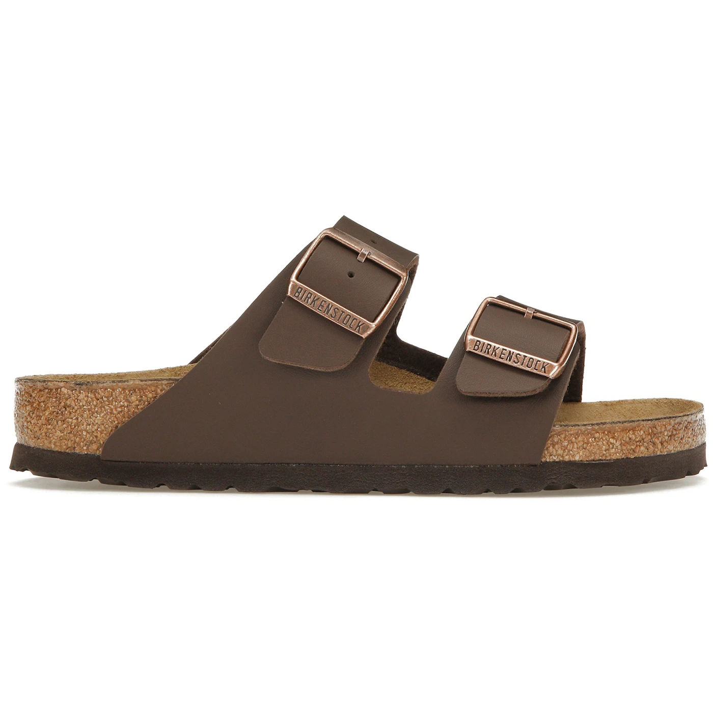Birkenstock Arizona Birko-Flor Dark Brown 2 Birkenstock Arizona Birko Flor Dark Brown Womens 1 3