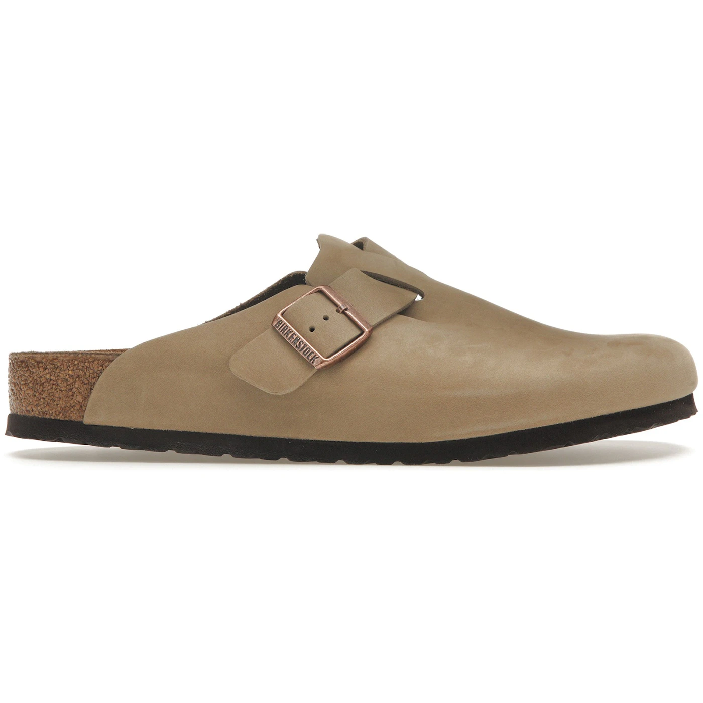 Birkenstock Boston Oiled Leather Tobacco Brown