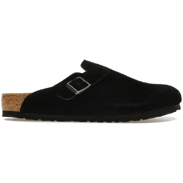 Birkenstock Boston Suede Black
