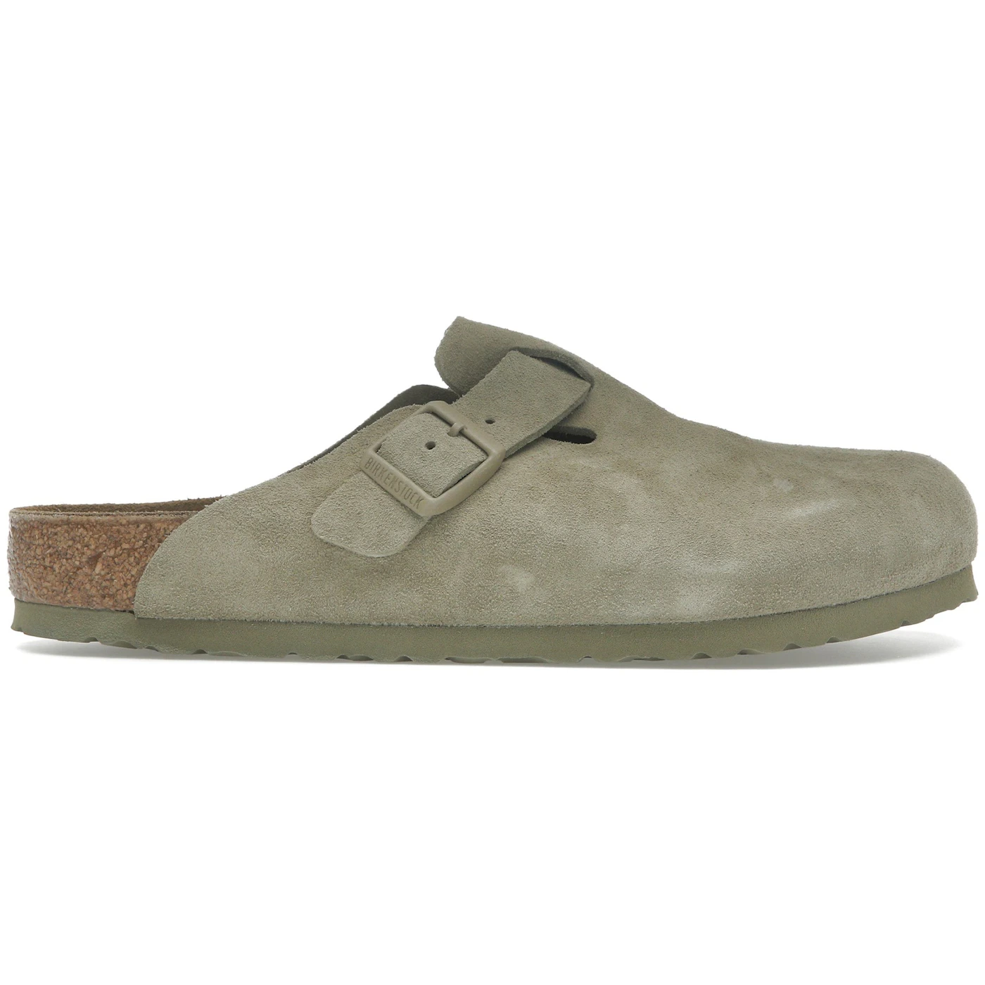 Birkenstock Boston Suede Faded Khaki 2 Birkenstock Boston Suede Faded Khaki