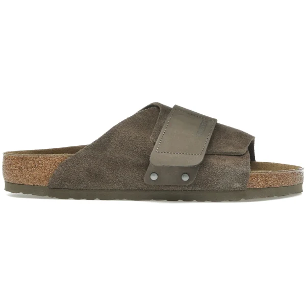 Birkenstock Kyoto Nubuck-Suede Concrete Gray