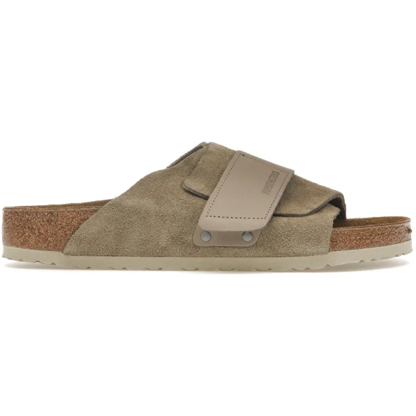 Birkenstock Kyoto Nubuck Suede Taupe