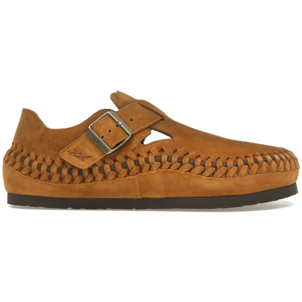 Birkenstock London Braided Shearling Kith Mink