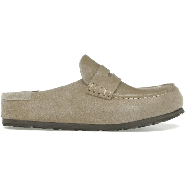 Birkenstock Naples Wrapped Suede Leather Taupe
