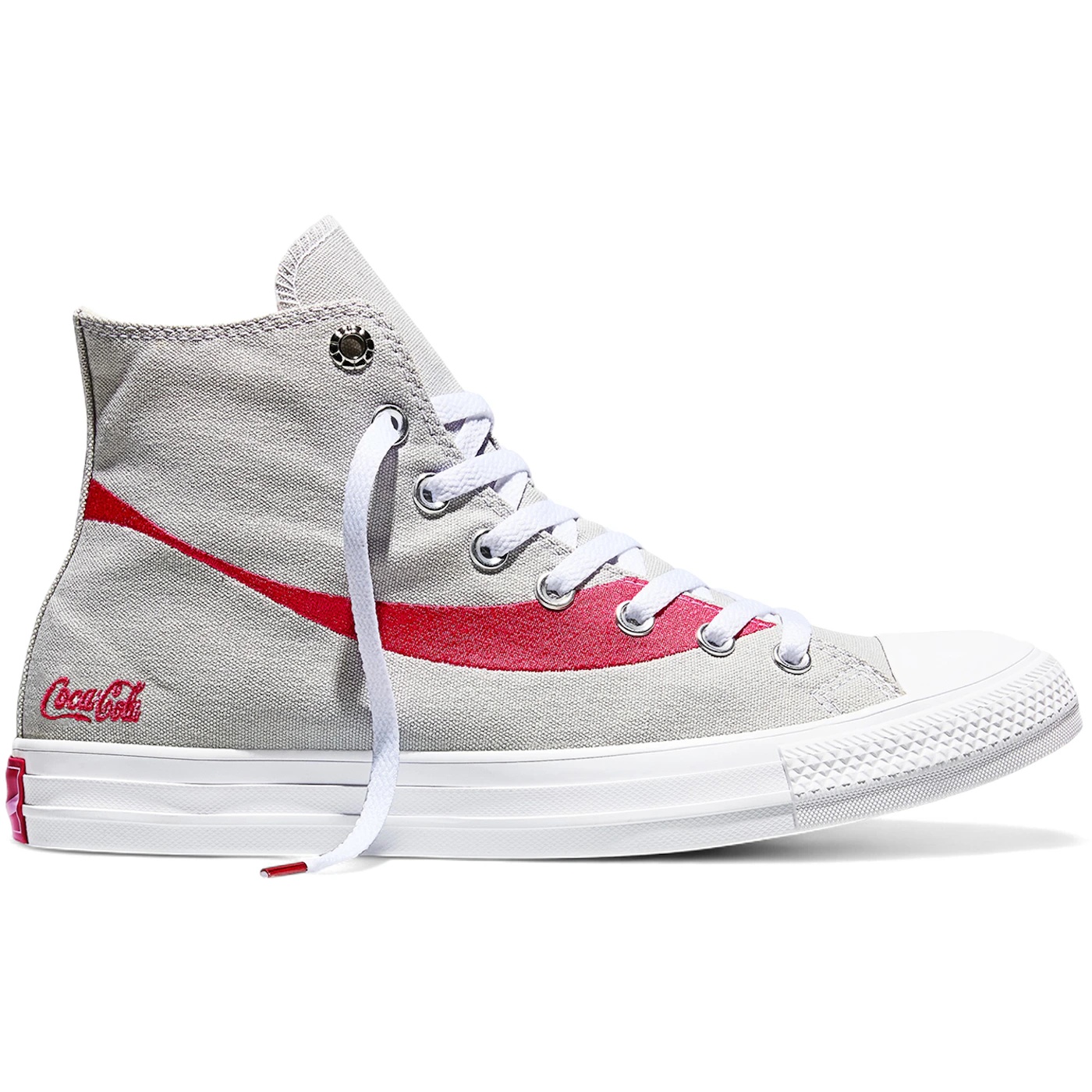 Converse Chuck Taylor All Star Hi Coca-Cola Silver 3 Converse Chuck Taylor All Star Hi Coca-Cola Silver
