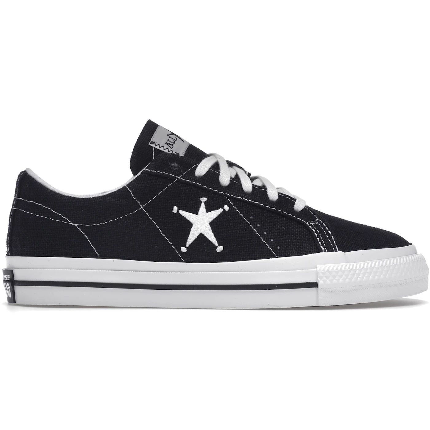Converse Chuck One Star Ox Stussy Black 2 Converse Chuck One Star Ox Stussy Black