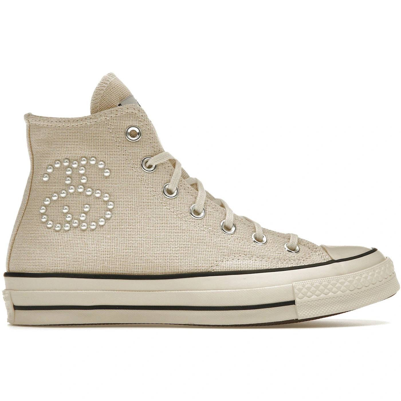 Converse Chuck Taylor All Star 70 Hi Stussy Fossil Pearl 3 Converse Chuck Taylor All Star 70 Hi Stussy Fossil Pearl