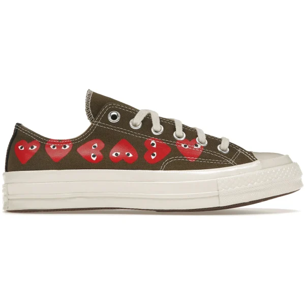 Converse Chuck Taylor All Star 70 Ox Comme des Garcons Multi Heart Green
