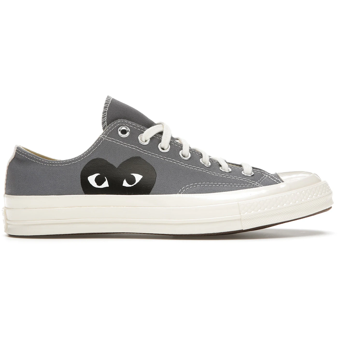 Converse Chuck Taylor All Star 70 Ox Comme des Garcons PLAY Grey 2 Converse Chuck Taylor All Star 70 Ox Comme des Garcons PLAY Grey