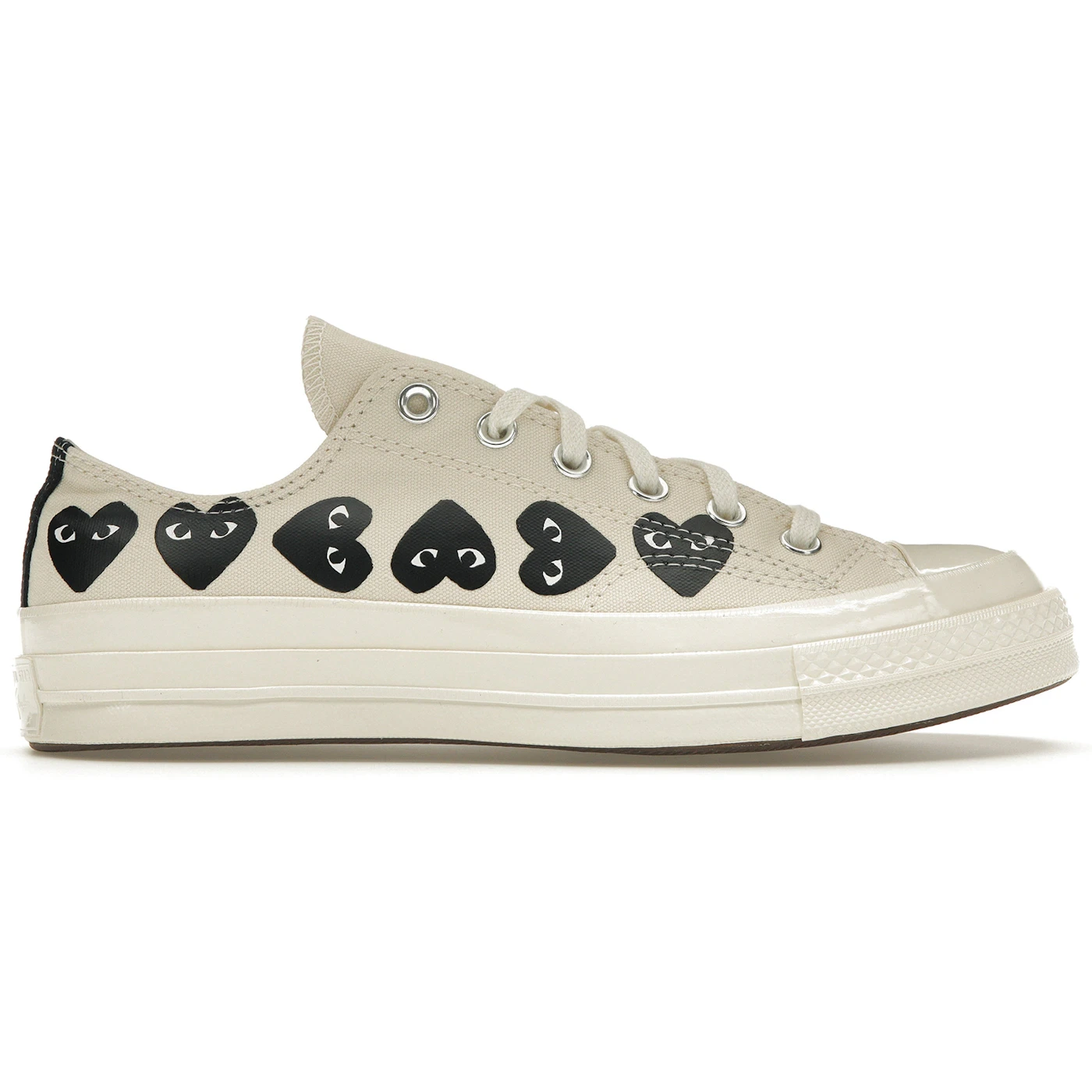 Converse Chuck Taylor All Star 70 Ox Comme des Garcons PLAY Multi Heart Milk 1