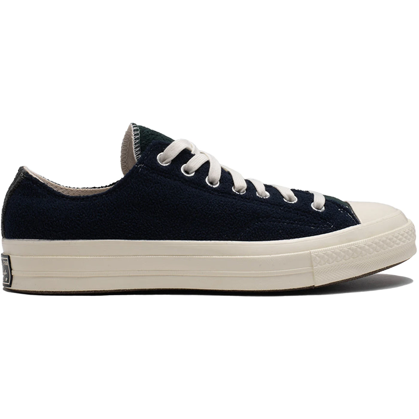Converse Chuck Taylor All Star 70 Ox Renew Upcycled Fleece Black Blue Green 2 Converse Chuck Taylor All Star 70 Ox Renew Upcycled Fleece Black Blue Green