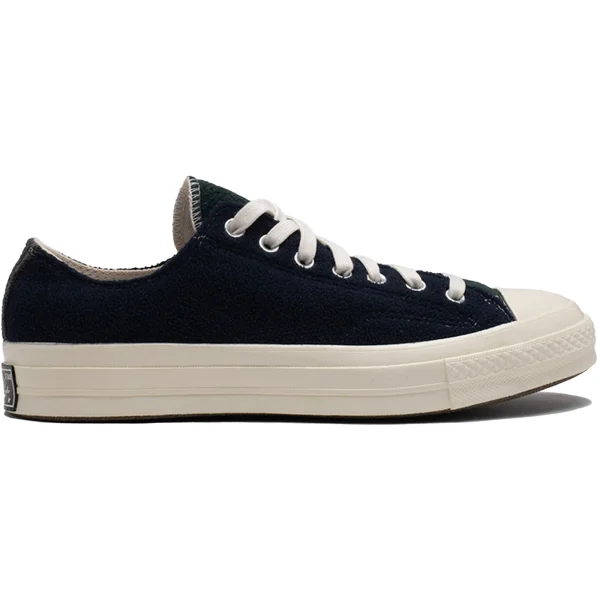 Converse Chuck Taylor All Star 70 Ox Renew Upcycled Fleece Black Blue Green