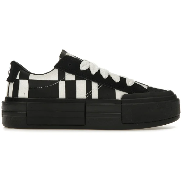 Converse Chuck Taylor All Star Cruise Low Distorted Checkered Distorted Checkered Black Egret