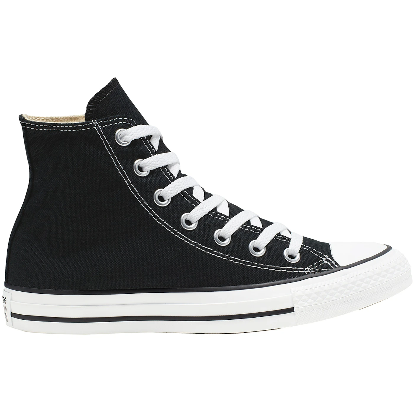 Converse Chuck Taylor All Star Hi Black White (Women's) 1 Converse Chuck Taylor All Star Hi Black White Womens 1 2