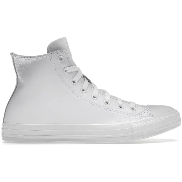 Converse Chuck Taylor All Star Leather Hi White Monochrome