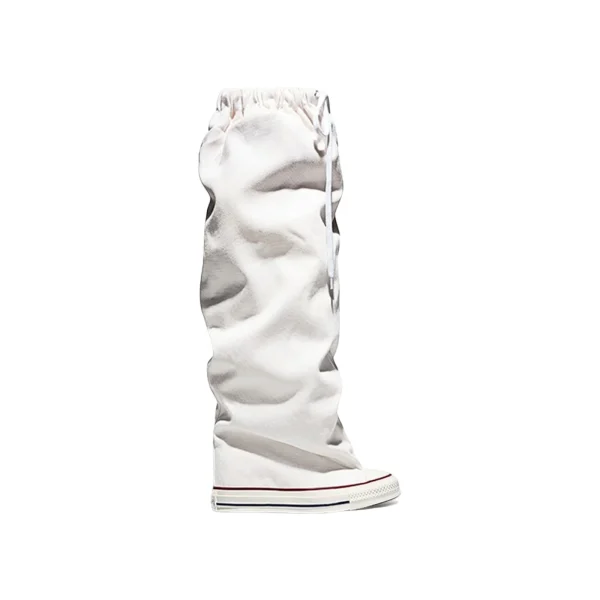 Converse Chuck Taylor All Star XXXHi Slouch Wedge Vaquera White (Women&rsquo;s)