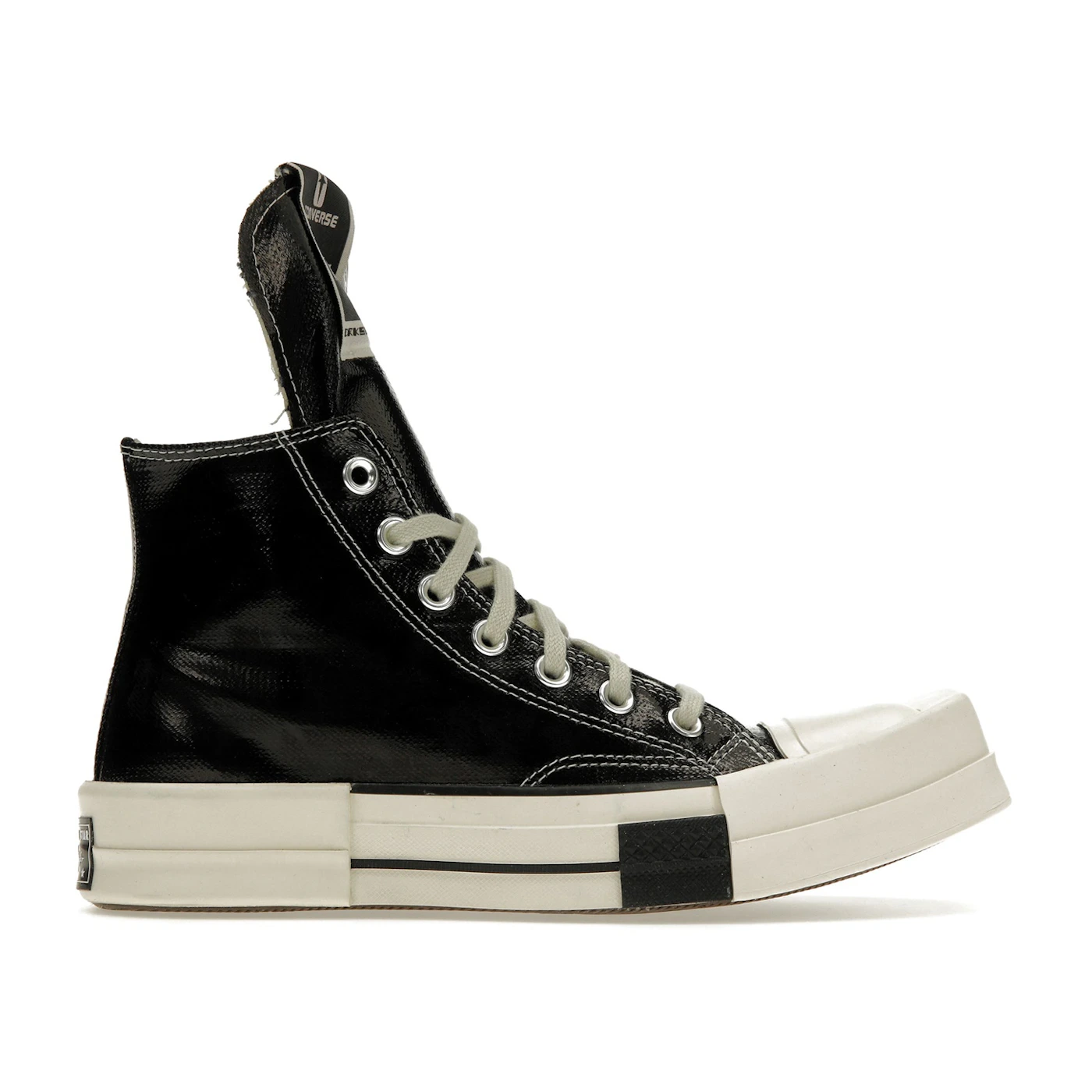 Converse TURBODRK Chuck Taylor All Star 70 Hi Rick Owens DRKSHDW Black Lacquered Denim