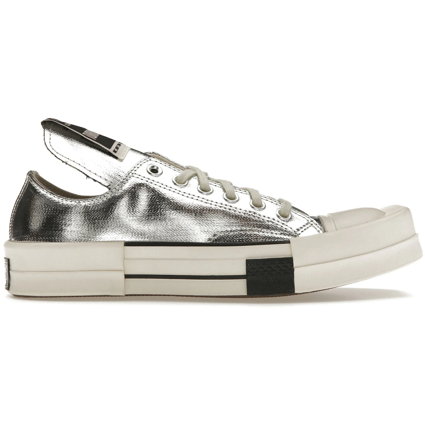 Converse TURBODRK Chuck Taylor All Star 70 Ox Rick Owens DRKSHDW Silver White 2 Converse TURBODRK Chuck Taylor All Star 70 Ox Rick Owens DRKSHDW Silver White