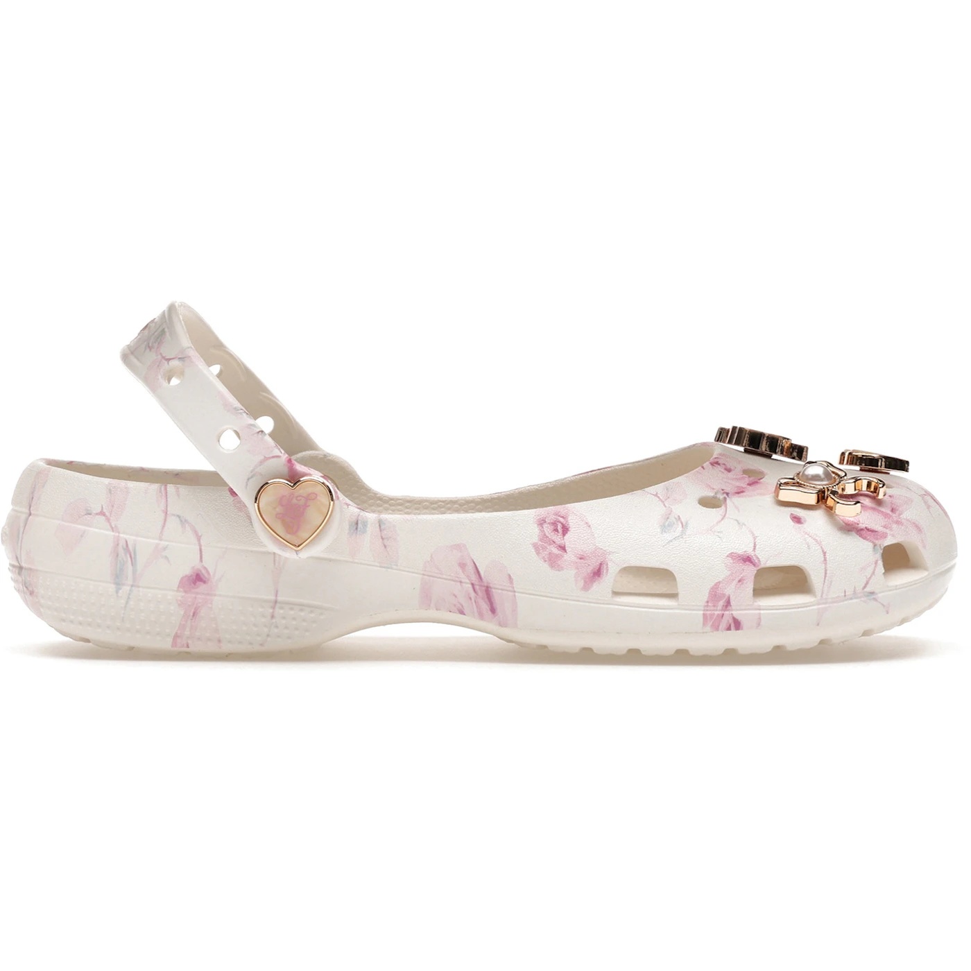 Crocs Classic Ballet Flat LoveShackFancy Oyster (Womens)
