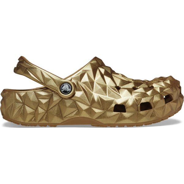 Crocs Classic Geometric Clog Metallic Gold