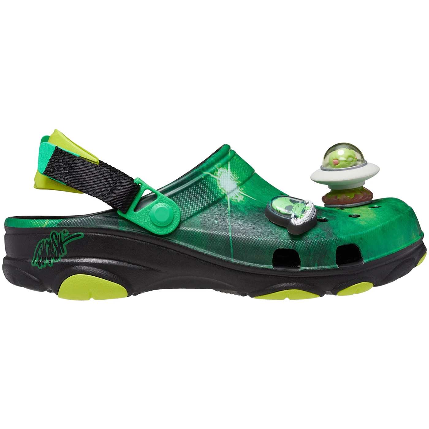 Crocs All-Terrain Clog Ron English Area 54 Green Galaxy 1 Crocs All-Terrain Clog Ron English Area 54 Green Galaxy
